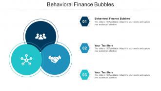 Behavioral finance bubbles ppt powerpoint presentation portfolio file formats cpb