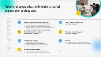Behavioral Geographical And Situational Market Segmentation Strategy Complete Deck MKT CD Content Ready Informative