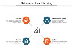 Behavioral lead scoring ppt powerpoint presentation inspiration visuals cpb