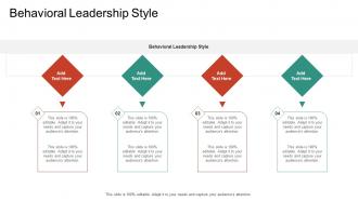 Behavioral Leadership Style In Powerpoint And Google Slides Cpb
