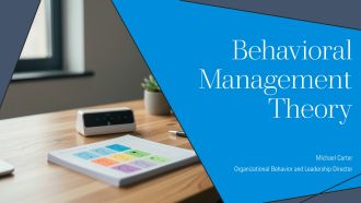 Behavioral Management Theory PPT Presentation VA