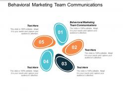 Behavioral marketing team communications ppt powerpoint presentation infographic template vector cpb