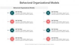 Behavioral Organizational Models In Powerpoint And Google Slides Cpb