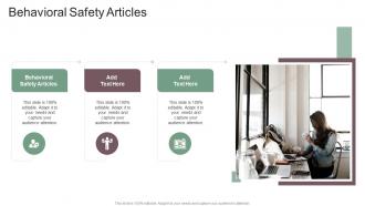 Behavioral Safety Articles In Powerpoint And Google Slides Cpb