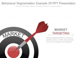 Behavioral segmentation example of ppt presentation
