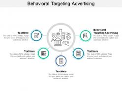 Behavioral targeting advertising ppt powerpoint presentation file background cpb