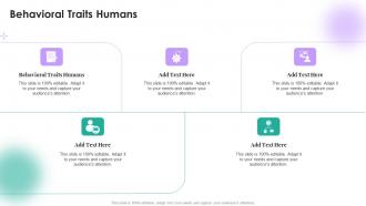 Behavioral Traits Humans In Powerpoint And Google Slides Cpb