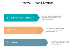 Behaviour brand strategy ppt powerpoint presentation infographics example cpb