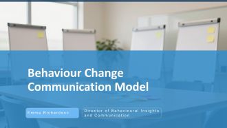 Behaviour Change Communication Model PPT Guidelines VA