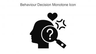 Behaviour Decision Monotone Icon In Powerpoint Pptx Png And Editable Eps Format