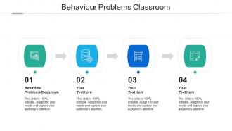 Behaviour problems classroom ppt powerpoint presentation icon themes cpb