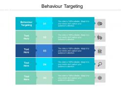Behaviour targeting ppt powerpoint presentation infographic template cpb