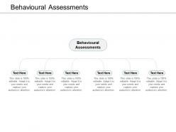 Behavioural assessments ppt powerpoint presentation ideas file formats cpb