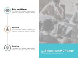 Behavioural change ppt powerpoint presentation file format cpb