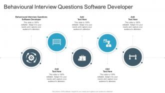 Behavioural Interview Questions Software Developer In Powerpoint And Google Slides Cpb