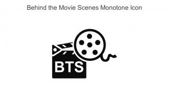 Behind The Movie Scenes Monotone Icon In Powerpoint Pptx Png And Editable Eps Format
