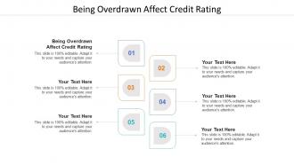 Being overdrawn affect credit rating ppt powerpoint presentation summary deck cpb