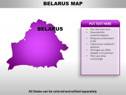 Belarus country powerpoint maps
