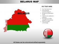 Belarus country powerpoint maps