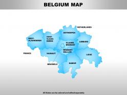 Belgium Map Powerpoint Maps