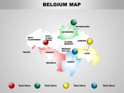 Belgium map powerpoint maps