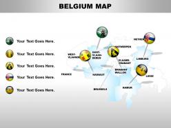 Belgium map powerpoint maps