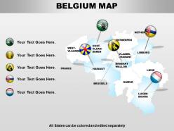 Belgium powerpoint maps
