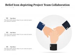 Belief icon depicting project team collaboration