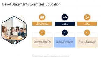 Belief Statements Examples Education In Powerpoint And Google Slides Cpb
