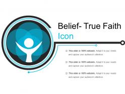 Belief true faith icon