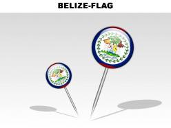 Belize country powerpoint flags