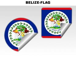 Belize country powerpoint flags