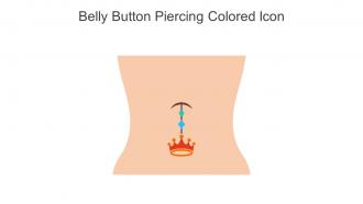 Belly Button Piercing Colored Icon In Powerpoint Pptx Png And Editable Eps Format