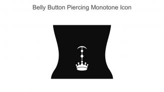 Belly Button Piercing Monotone Icon In Powerpoint Pptx Png And Editable Eps Format