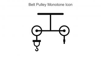 Belt Pulley Monotone Icon In Powerpoint Pptx Png And Editable Eps Format