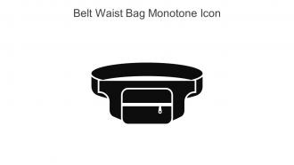 Belt Waist Bag Monotone Icon In Powerpoint Pptx Png And Editable Eps Format