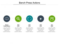 Bench press actions ppt powerpoint presentation infographics themes cpb