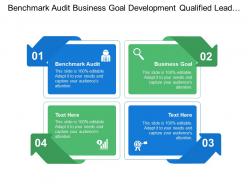 Benchmark audit business goal development qualified lead buyers persons