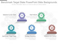 Benchmark target state powerpoint slide backgrounds