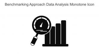 Benchmarking Approach Data Analysis Monotone Icon In Powerpoint Pptx Png And Editable Eps Format