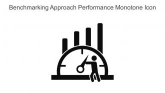 Benchmarking Approach Performance Monotone Icon In Powerpoint Pptx Png And Editable Eps Format