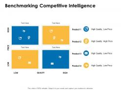 Benchmarking competitive intelligence high quality ppt powerpoint graphics