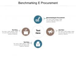 Benchmarking e procurement ppt powerpoint presentation summary mockup cpb