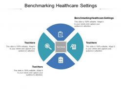 Benchmarking healthcare settings ppt powerpoint presentation portfolio format cpb