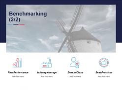 Benchmarking industry average past performance ppt powerpoint presentation file graphics template