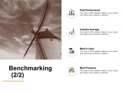 Benchmarking industry average ppt powerpoint presentation layouts slide portrait