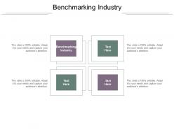 Benchmarking industry ppt powerpoint infographic template professional cpb