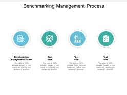 Benchmarking management process ppt powerpoint presentation layouts graphics design cpb