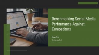 Benchmarking Social Media Performance Against Competitors PPT Mockup AT