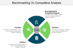 Benchmarking vs competitive analysis ppt powerpoint presentation infographic template skills cpb
